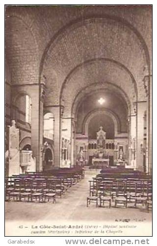 CPA De LA COTE SAINT ANDRE - Hôpital Sanitaire (ancien Séminaire) - Intérieur De La Chapelle. - La Côte-Saint-André