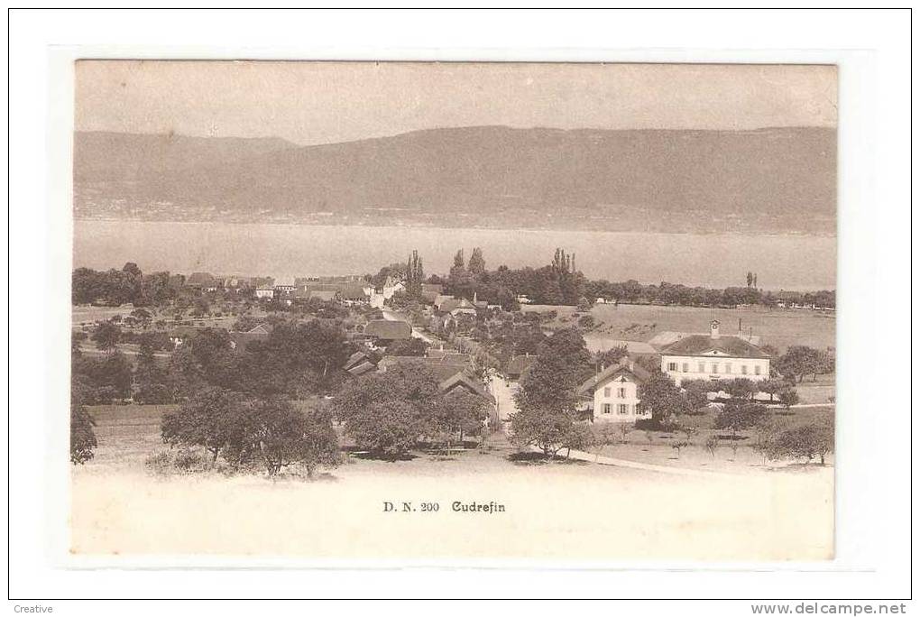 Suisse,Szwitzerland,Zwitserland. CUDREFIN (2scans) - Cudrefin