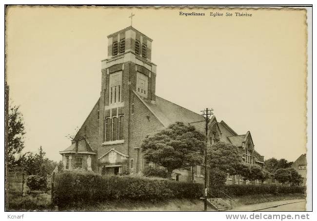 CP De ERQUELINNES " église Ste Thérèse " . - Erquelinnes