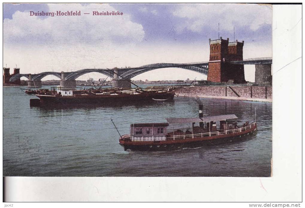 DUISBURG-HOCHEFELD  Rheinbrücke - Duisburg