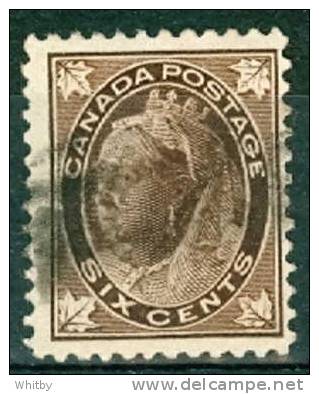 1897 6 Cent Queen Victoria, Leaf Issue #71 - Oblitérés