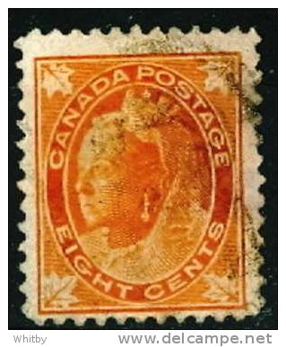 1897  8 Cent Queen Victoria, Leaf Issue #72 - Oblitérés