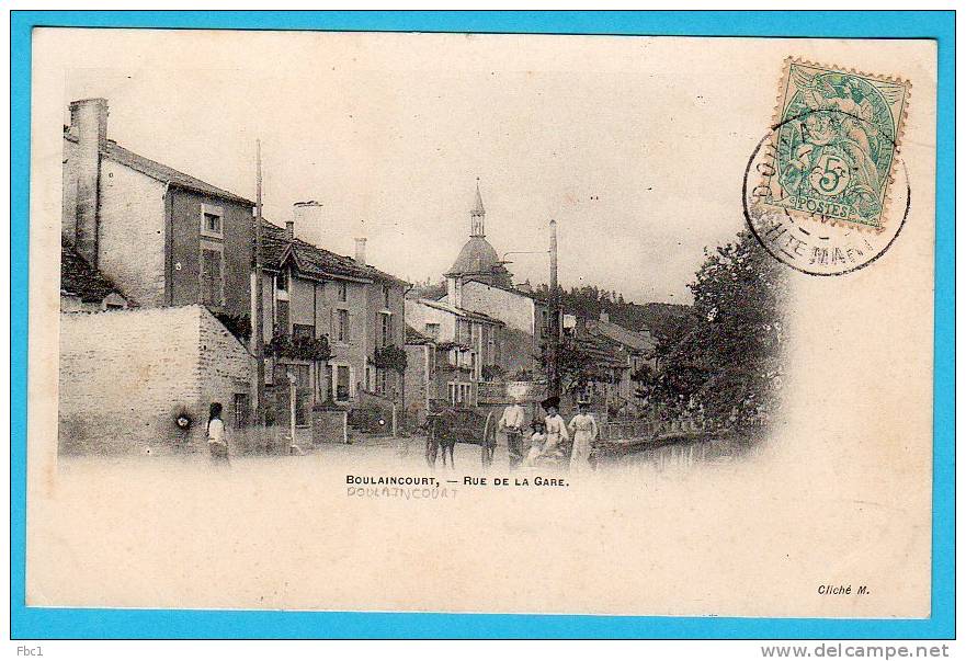 CPA:  Doulaincourt (52) Rue De La Gare - Doulaincourt