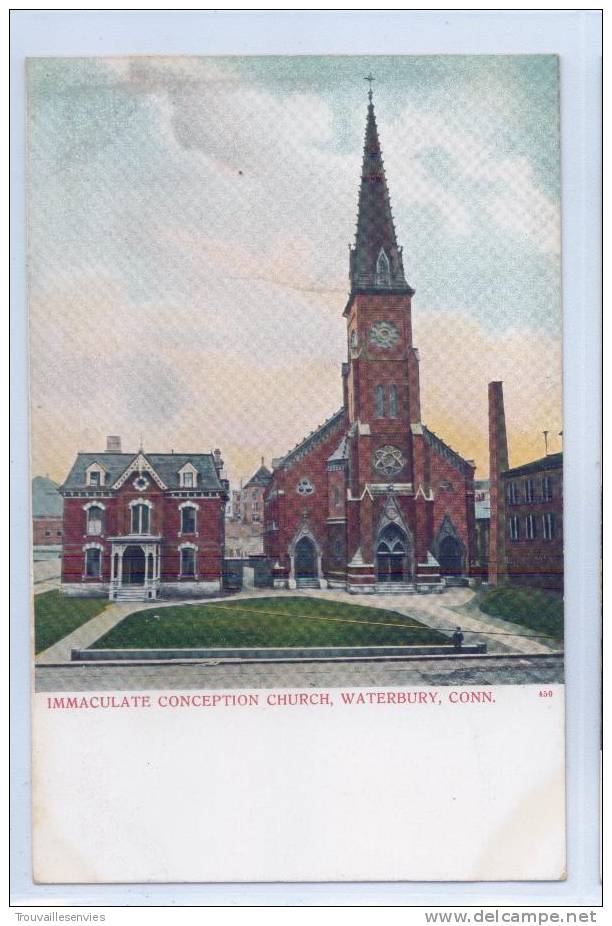 IMMACULATE CONCEPTION CHURCH, WATERBURY, CONN. - Waterbury