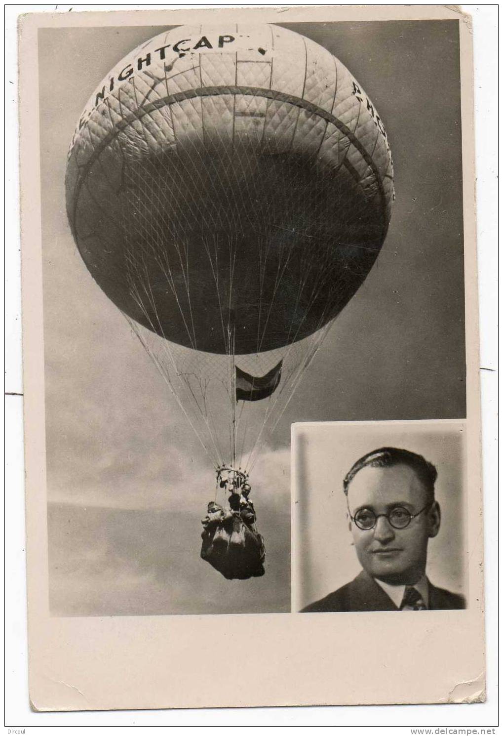 14640  -    Ballon Commandant -  C  De  Vos  Klootwijk -   Nigntcap - Luchtballon