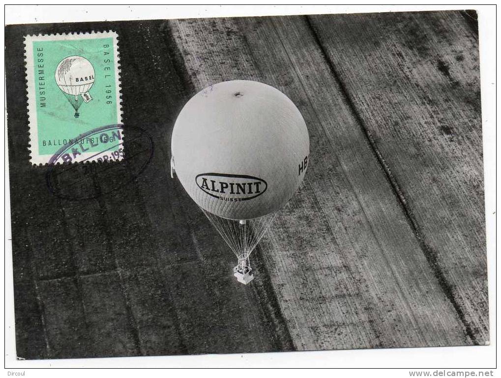 14642  -      Ballon   Alpinit  Suisse  -  1956 - Balloons