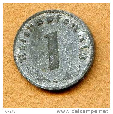 1 Reichspfennig  "ALLEMAGNE" 1940 A Monnaie D´occupation - 1 Reichspfennig