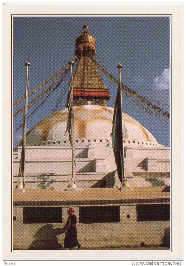 CPM Artistique Nepal: Bodhnath The Stupa - Népal