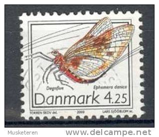 Denmark 2003 Mi. 1338  4.25 Rare Insects Seltene Insekten Eintagsfliege - Oblitérés