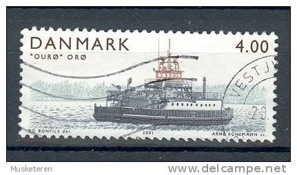Denmark 2001 Mi. 1292  4.00 Kr Island Ferry Inselfähre Ourø, Orø - Oblitérés