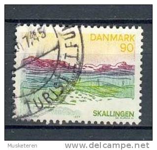 Denmark 1977 Mi. 642  90 Ø Dänische Regionen : Südliches Jütland Landschaft Skallingen - Oblitérés