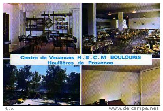 83 BOULOURIS Centre De Vacances H.B.C.M Houilleres De Provence Salle  De Lecture Restauration Parc A Jeux Vue D'une Cham - Boulouris