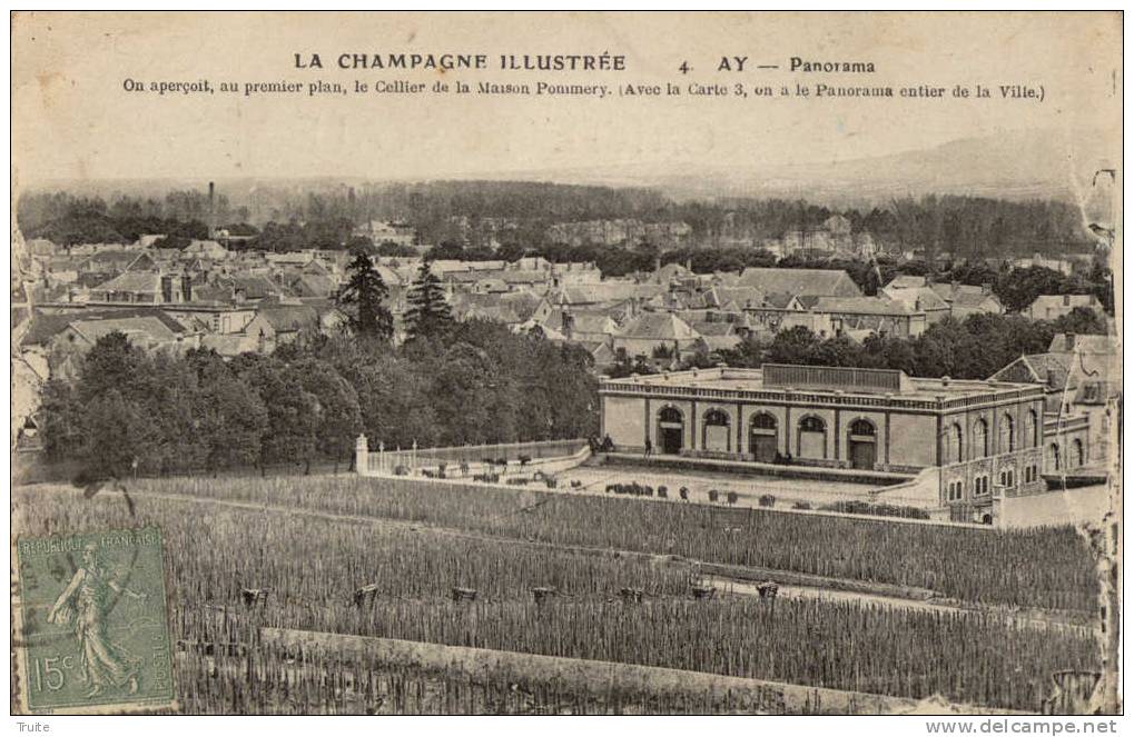 AY-EN-CHAMPAGNE   CELLIER DE LA MAISON POMMERY - Ay En Champagne
