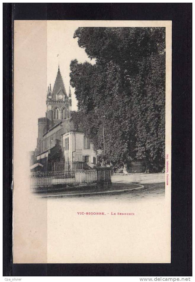 65 VIC BIGORRE Eglise, Seindrex, Ed Labouche, Dos 1900 - Vic Sur Bigorre