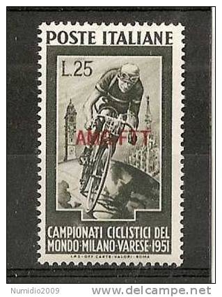 1951 TRIESTE A CICLISMO MNH ** - VR6495 - Mint/hinged