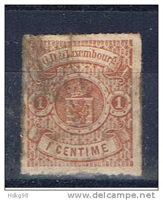 L Luxemburg 1865 Mi 12 Wappenmarke - 1859-1880 Wappen & Heraldik