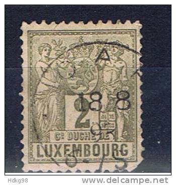 L Luxemburg 1882 Mi 46 Wappenmarke - 1882 Allegory