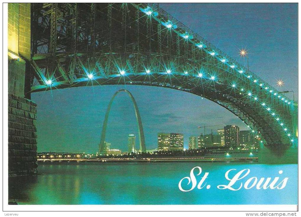 CP ETATS UNIS ST LOUIS MISSOURI EADS BRIDGE MISSISSIPI RIVER - St Louis – Missouri