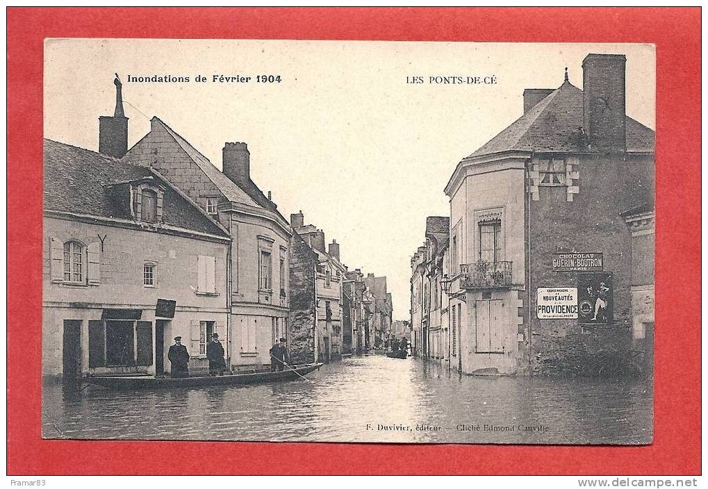 Les Ponts De Cé - Inondations De Février 1904 - Les Ponts De Ce