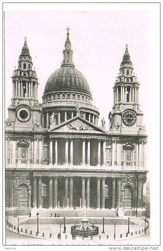 LONDRES,  Catedral, St Paul , Post Card, Postkarte, - St. Paul's Cathedral