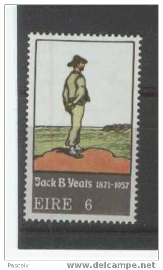 IRLANDE Yvert 271 Série Complète Neuve ** MNH Art Irlandais Contemporain Tableau - Ongebruikt