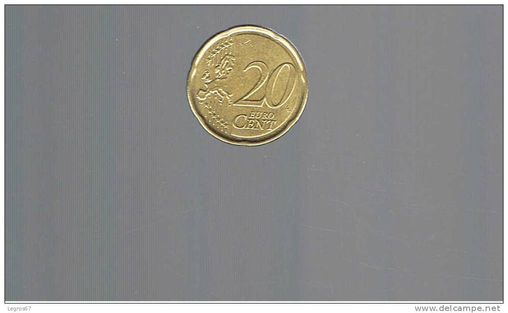 PIECE DE 20 CT EURO - BELGIQUE 2007 - Belgique