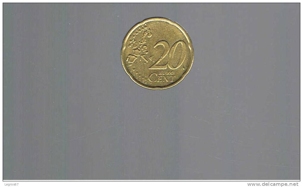 PIECE DE 20 CT EURO - LUXEMBOURG  2005 - Luxembourg