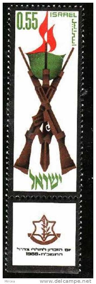 Israel 1968-  Yv.no.419 Neuf** - Nuovi (con Tab)