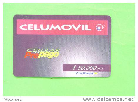 COLOMBIA - Remote Phonecard/Celumovil - Colombia