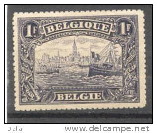 Belgique 1915-19, COB 145  Bien Centré, MH * Cote 67,00 € - Autres & Non Classés