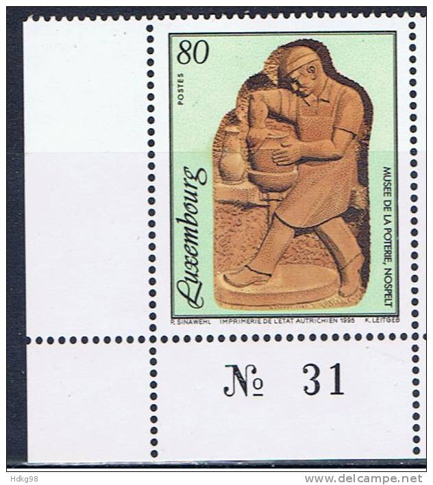 L Luxemburg 1995 Mi 1379 Mnh - Ungebraucht