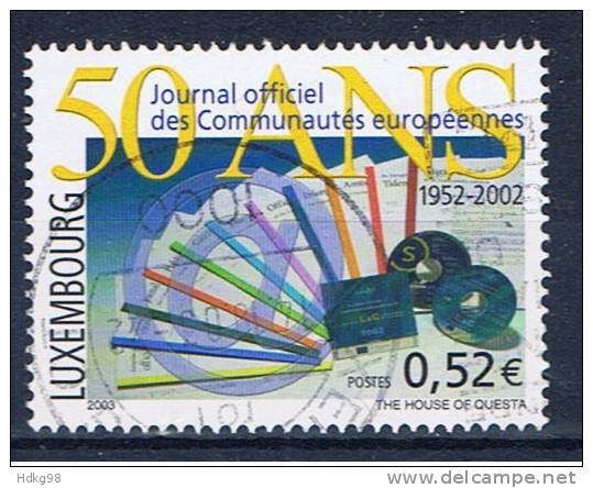 L Luxemburg 2003 Mi 1598 - Usados