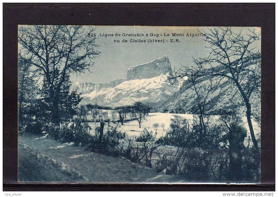 38 CLELLES (environs) Mont Aiguille, Ligne Grenoble à Gap, Hiver, Neige, Ed ER 521, 192? - Clelles