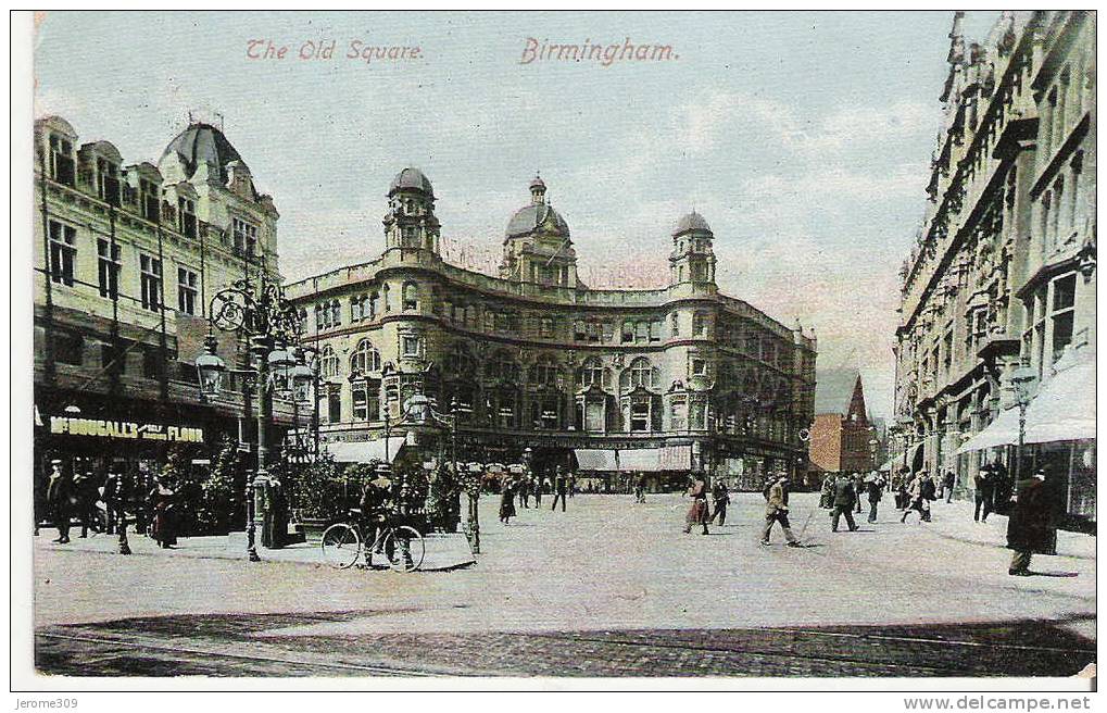 ROYAUME-UNI - BIRMINGHAM - CPA N°819 - Birmingham, The Old Square - Autres & Non Classés