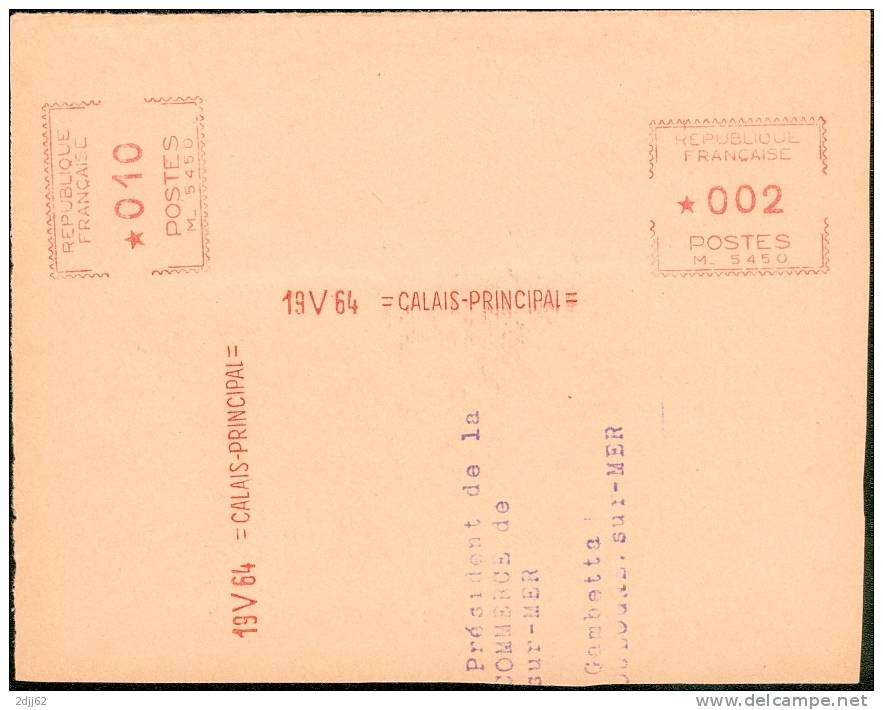 1964 - Premier Jour Tarif Des Imprimés 1er échelon - Petit Devant D'enveloppe    (159APC) - Postal Rates