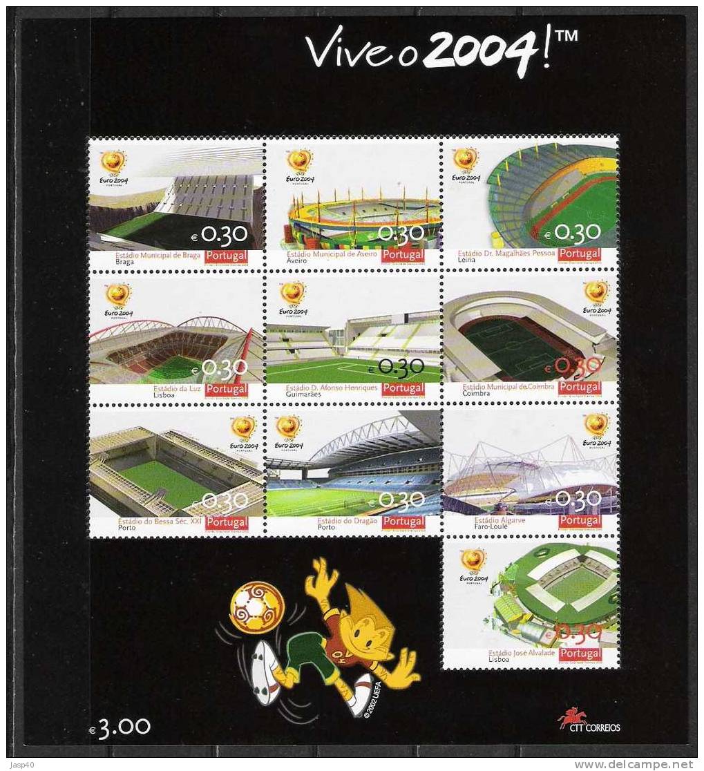 PORTUGAL AFINSA BLOCO 278 - UEFA 2004 - Neufs
