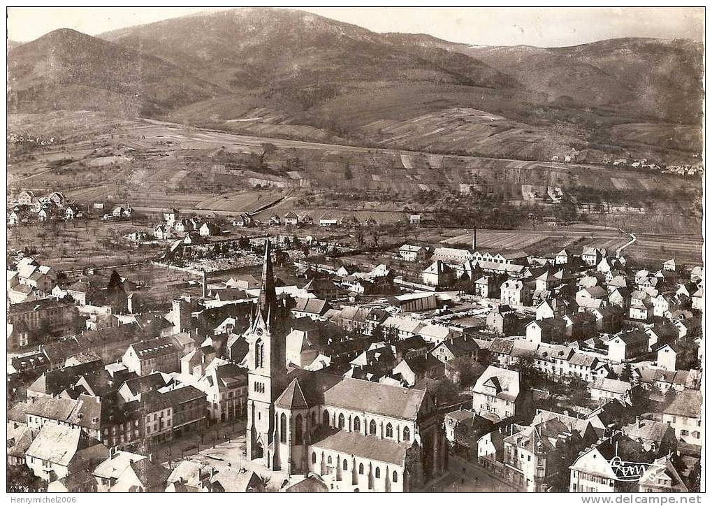 Cernay ( Haut Rhin) Vue Aérienne, Photo Cim - Cernay