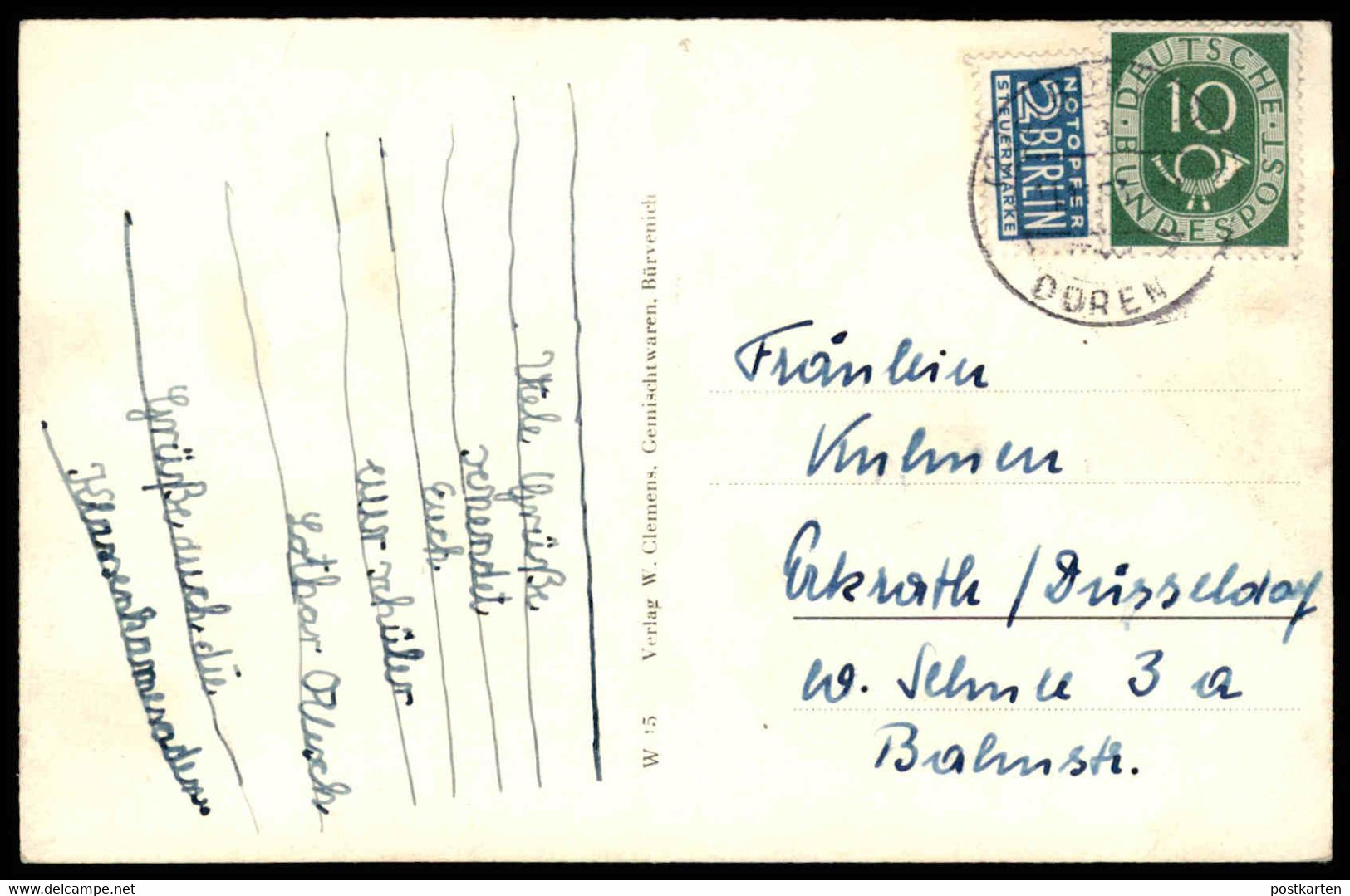 ALTE POSTKARTE KINDERHEIM KREIS DÜREN BÜRVENICH Zülpich Schwimmbad Swimming Pool Piscine Ansichtskarte AK Cpa Postcard - Zülpich