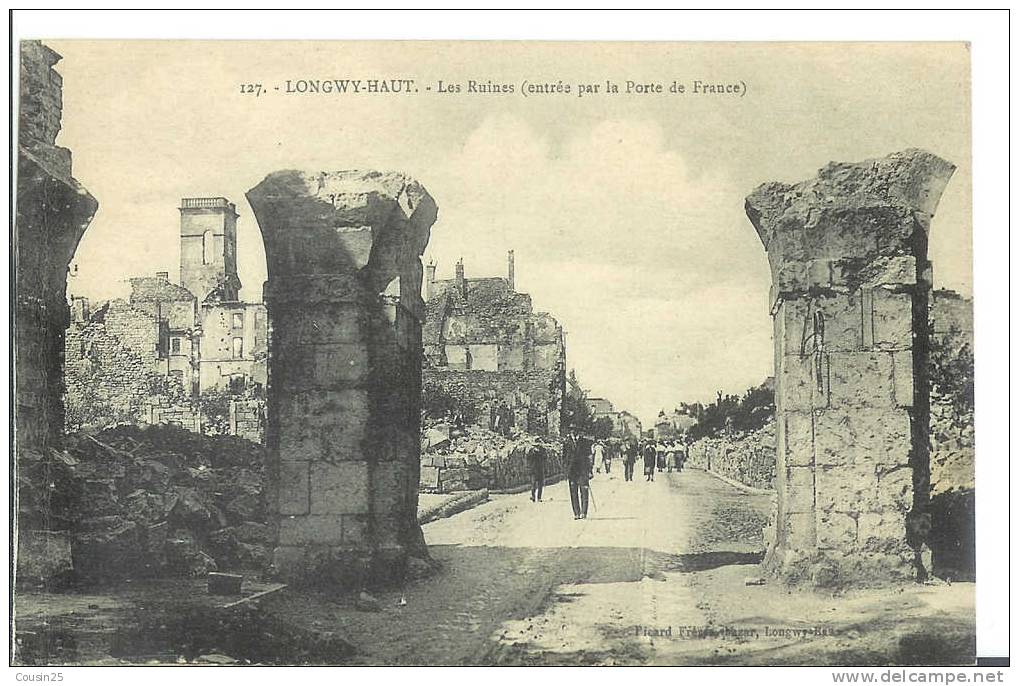 54 LONGWY-HAUT - Les Ruines ( Entrée Par La Porte De France ) - Longwy