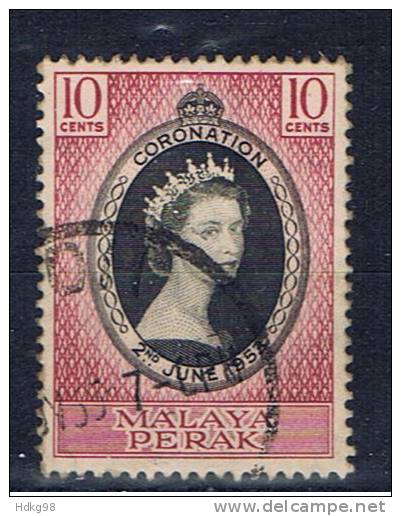 MAL+ Malaya Perak 1953 Mi 102 Elisabeth II. - Perak