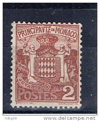 MC+ Monaco 1924 Mi 74 Mng Wappen - Neufs