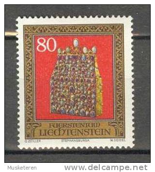 Liechtenstein 1977 Mi. 675  80 (Rp) Reichsklenodien Der Wiener Hfburg Stephansbursa MNH - Unused Stamps