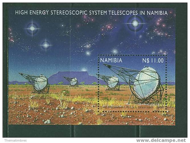 NAM0027 Telescope Bloc 61 Namibie 2000 Neuf ** - Astronomie