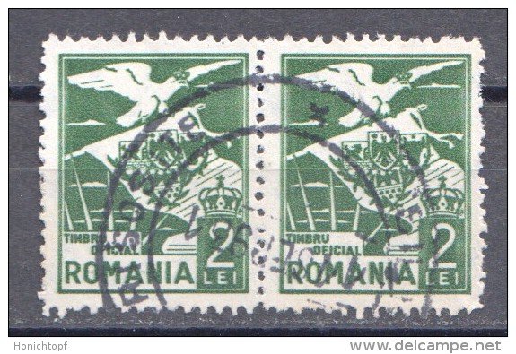 Rumänien; Dienstmarken; 1929; Michel 4 O; Adler Und Wappen - Dienstzegels