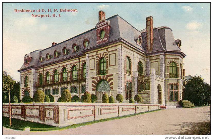 Newport, R.I. - Around 1910 - Residence Of O.H.P. Belmont - Never Used - Newport