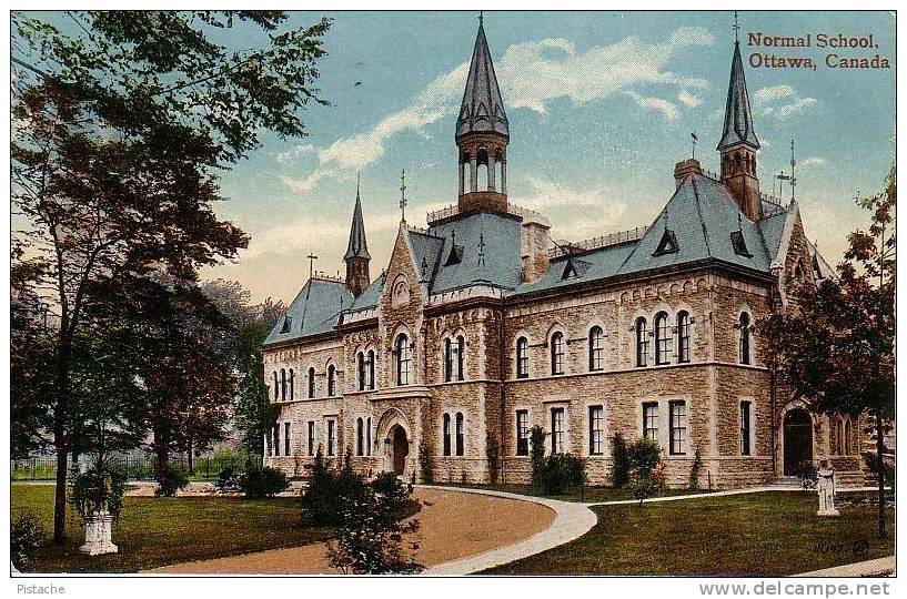 Ottawa Ontario Canada - Normal School - Écrite En 1915 - Ottawa