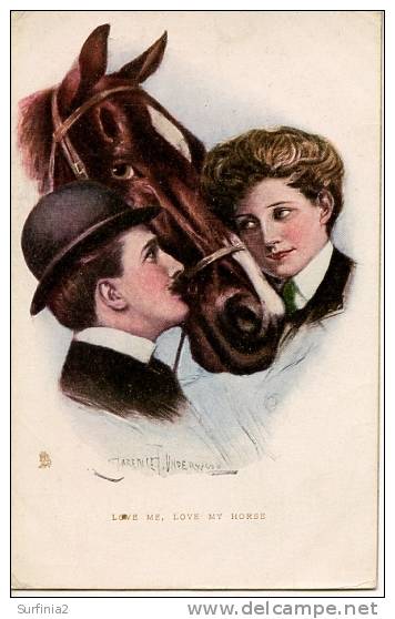GLAMOUR - LOVE ME, LOVE MY HORSE By CLARENCE UNDERWOOD Ga37 - Underwood, Clarence F.