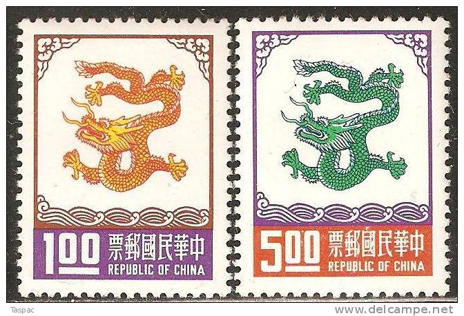 Taiwan 1975 Mi# 1117-1118 ** MNH - Unused Stamps