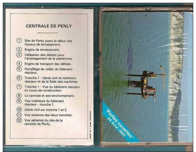 Carnet Plastique "Centrale Nucléaire De Penly" 1985 - Publicités