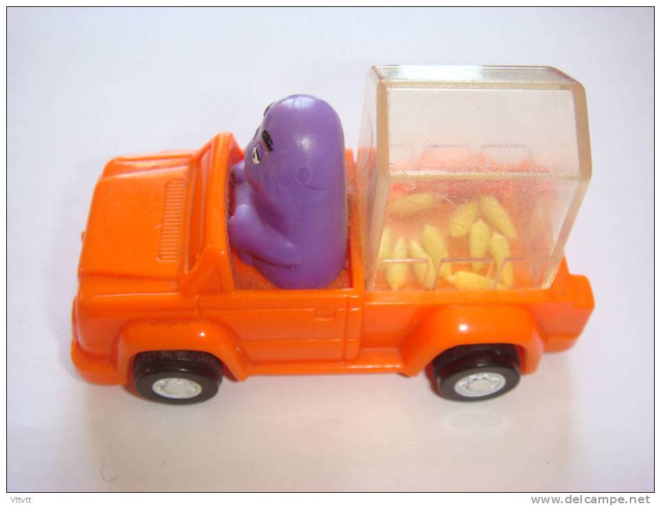 McDonald´s, Jouets, Année 1995 : CAMIONNETTE VENDEUR DE MAIS (4,5 Cm Sur 8 Cm) - McDonald's